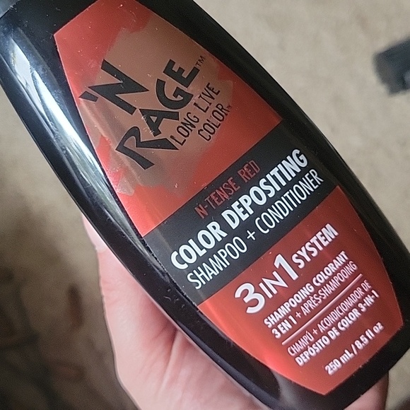 'N Rage Hair N Rage Color Depositing Shampoo Conditioner Ntense Red